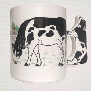 Vintage Cow Mug
